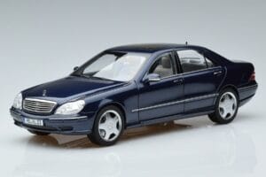 Mercedes S55 AMG W220 Bleu Norev 1:18 183817 Métal Moulé