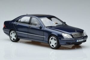 Mercedes S55 AMG W220 Bleu Norev 1:18 183817 Métal Moulé — image 5 sur 7