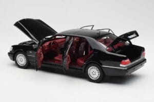 Mercedes S600 W140 Noir Norev 1:18 183722 Métal Moulé — image 5 sur 8