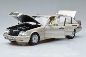 Mercedes S600 W140 Argent Norev 1:18 183723 Métal Moulé — image 2 sur 7