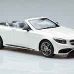 Mercedes AMG S63 A217 Cabriolet Diamond Blanc GT Spirit 1:18 - image 4 of 6