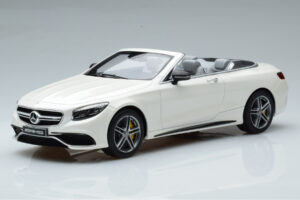 Mercedes AMG S63 A217 Cabriolet Diamond Blanc GT Spirit 1:18