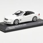Mercedes SL 55 AMG R230 Blanc Minichamps 1:43 - image 2 of 4