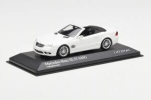 Mercedes SL 55 AMG R230 Blanc Minichamps 1:43 400036170 Métal Moulé — image 2 sur 4