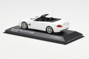 Mercedes SL 55 AMG R230 Blanc Minichamps 1:43 400036170 Métal Moulé — image 3 sur 4