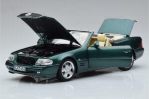 Mercedes SL500 R129 Vert Métallisé Norev 1:18 183753 Métal Moulé — image 2 sur 8