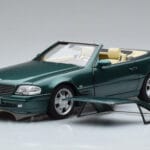 Mercedes SL500 R129 Vert Métallisé Norev 1:18 183753 Métal Moulé - image 3 of 8
