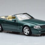 Mercedes SL500 R129 Vert Métallisé Norev 1:18 183753 Métal Moulé - image 6 of 8