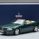 Mercedes SL500 R129 Vert Métallisé Norev 1:18 183753 Métal Moulé - image 8 of 8