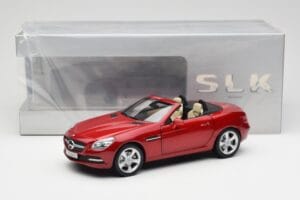 Mercedes SLK R172 Designo Zircon Rouge Minichamps 1:18 B66960513 Métal Moulé — image 8 sur 8