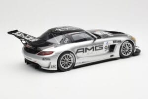 Mercedes SLS AMG GT3 #96 M. Hakkinen AMG Customer Sports 6 Hours of Zhuhai ILMC 2011 Minichamps 1:18 B66960197 Métal Moulé — image 2 sur 6