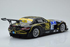 Mercedes SLS AMG GT3 Rowe Racing #125 Zehe / Bullitt / Renger / Hartung ADAC 24 Hours of Nurburgring 2013 Minichamps 1:18 151 — image 2 sur 6