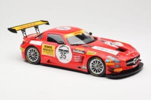 Mercedes SLS AMG GT3 #35 Team Black Falcon T. Heyer / Jafer / Lemeret 24 Hours of Spa 2011 Minichamps 1:18 151113135 Métal Mo — image 4 sur 6