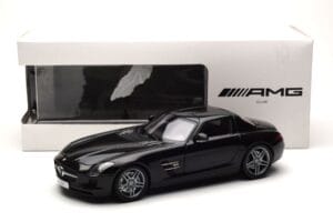 Mercedes SLS AMG Obsidian Noir Métallique Minichamps 1:18 B66960042 Métal Moulé — image 7 sur 7
