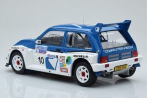 MG Metro 6R4 #10 M. Wilson / N. Harris RAC Rally 1986 IXO 1:18 18RMC068A Métal Moulé — image 5 sur 6