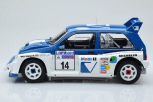 MG Metro 6R4 #14 D. Llewellin / P. Short RAC Rally 1986 IXO 1:18 18RMC068C Métal Moulé — image 3 sur 6