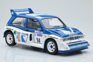MG Metro 6R4 #14 D. Llewellin / P. Short RAC Rally 1986 IXO 1:18 18RMC068C Métal Moulé — image 4 sur 6