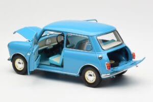 Morris Mini Minor Bleu Kyosho 1:18 08964BL Métal Moulé — image 5 sur 8