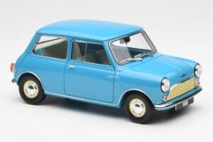Morris Mini Minor Bleu Kyosho 1:18 08964BL Métal Moulé — image 6 sur 8