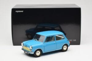 Morris Mini Minor Bleu Kyosho 1:18 08964BL Métal Moulé — image 8 sur 8