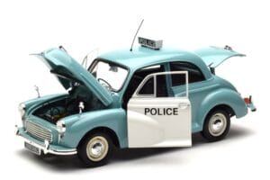 Morris Minor Police Bleu & Blanc Minichamps 1:18 150137090 Métal Moulé — image 2 sur 8