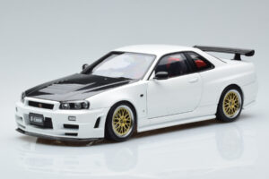 Nissan Skyline GT-R R34 Nismo Z-Tune Blanc MotorHelix 1:18