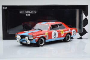 Opel Commodore A Steinmetz #8 Tuerlinx / T. Pilette 24 Hours of Spa 1972 Minichamps 1:18 155724608 Métal Moulé — image 6 sur 6