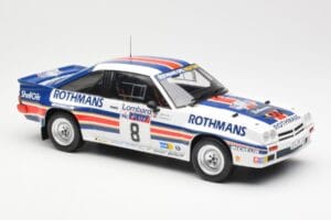 Opel Manta 400 Rothmans #8 J. McRae / I. Grindrod Lombard RAC Rally 1983 IXO 1:18 18RMC038A Métal Moulé — image 4 sur 6