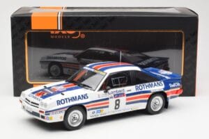 Opel Manta 400 Rothmans #8 J. McRae / I. Grindrod Lombard RAC Rally 1983 IXO 1:18 18RMC038A Métal Moulé — image 6 sur 6
