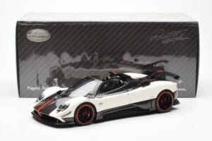Pagani Zonda Cinque Roadster Blanc Benny Almost Real 1:18 850611001 Métal Moulé — image 8 sur 8