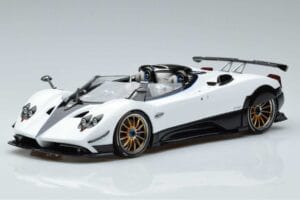Pagani Zonda HP Barchetta Carbon Fiber Blanc LCD 1:18 LCD18009 WH Métal Moulé