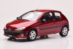Peugeot 206 S16 Rouge Otto 1:18