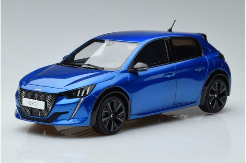 Peugeot 208 GT Line Bleu Otto 1:18 OT392 Résine