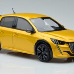Peugeot 208 GT Line Jaune Otto 1:18 OT930 Résine - image 4 of 6