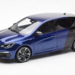 Peugeot 308 GTI Magnetic Bleu Noir Otto 1:18 OT922