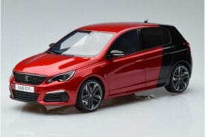 Peugeot 308 T9 GTI Rouge Otto 1:18 OT368 Résine