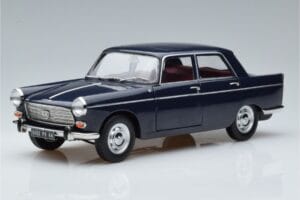 Peugeot 404 Bleu Norev 1:18 184836 Métal Moulé