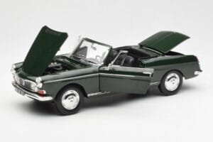 Peugeot 404 Cabriolet Antique Green Édition Limitée Norev 1:18 184829 Métal Moulé — image 2 sur 8