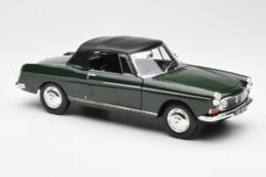 Peugeot 404 Cabriolet Antique Green Édition Limitée Norev 1:18 184829 Métal Moulé — image 6 sur 8