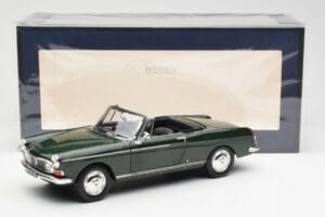 Peugeot 404 Cabriolet Antique Green Édition Limitée Norev 1:18 184829 Métal Moulé — image 8 sur 8