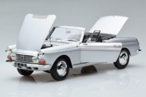 Peugeot 404 Cabriolet Argent Norev 1:18 184835 Métal Moulé — image 2 sur 8