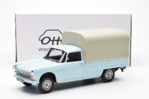 Peugeot 404 Pick-up Bache Bleu Pastel Otto 1:18 OT1036 Résine — image 6 sur 6