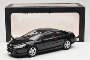 Peugeot 407 Coupé Noir Norev 1:18 184752 Métal Moulé — image 8 sur 8
