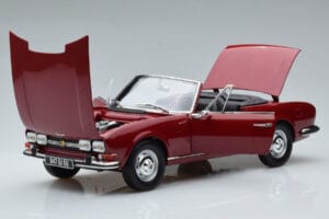 Peugeot 504 Cabriolet Rouge Norev 1:18 184818 Métal Moulé — image 2 sur 8