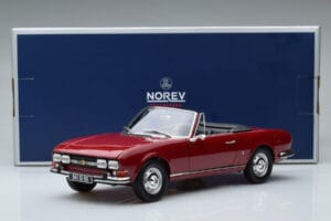 Peugeot 504 Cabriolet Rouge Norev 1:18 184818 Métal Moulé — image 8 sur 8