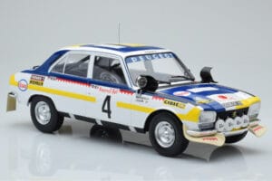 Peugeot 504 Ti #4 T. Makinen / H. Liddon Rally Morocco 1975 IXO 1:18 18RMC044B Métal Moulé — image 4 sur 6