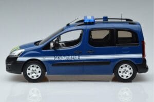Peugeot Partner Gendarmerie Norev 1:18 184895 Métal Moulé — image 3 sur 6