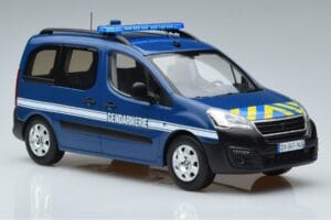 Peugeot Partner Gendarmerie Norev 1:18 184895 Métal Moulé — image 4 sur 6