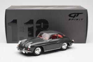 Porsche 356B 2000 GS Carrera 2 Gris GT Spirit 1:18 GT793 Résine — image 6 sur 6