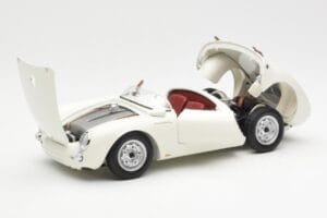 Porsche 550 Spyder Édition 70 Ans Blanc Schuco 1:18 450033300 Métal Moulé — image 2 sur 8